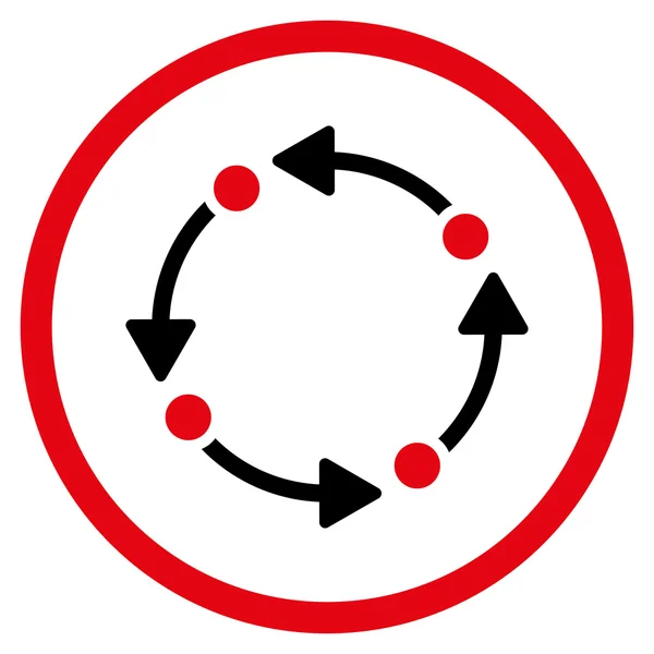 Icône plate rotative — Image vectorielle