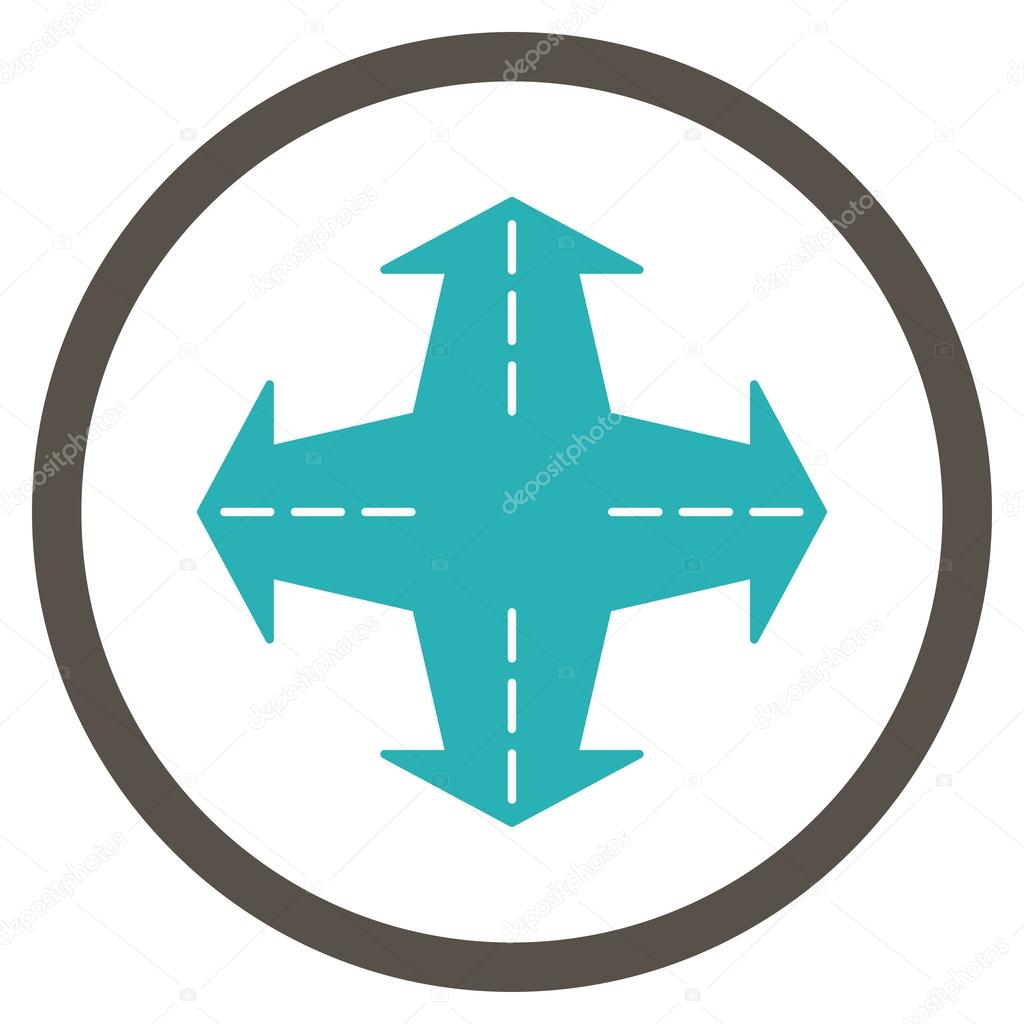 Intersection Directions Icon
