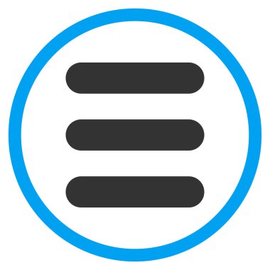 Yığın düz simgesi