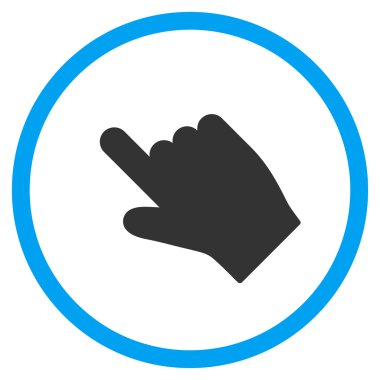 Yukarı sol işaret parmağı simgesi