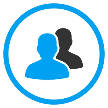 Hesapları düz simgesi