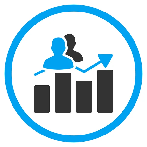 Publik diagram ikon — Stock vektor
