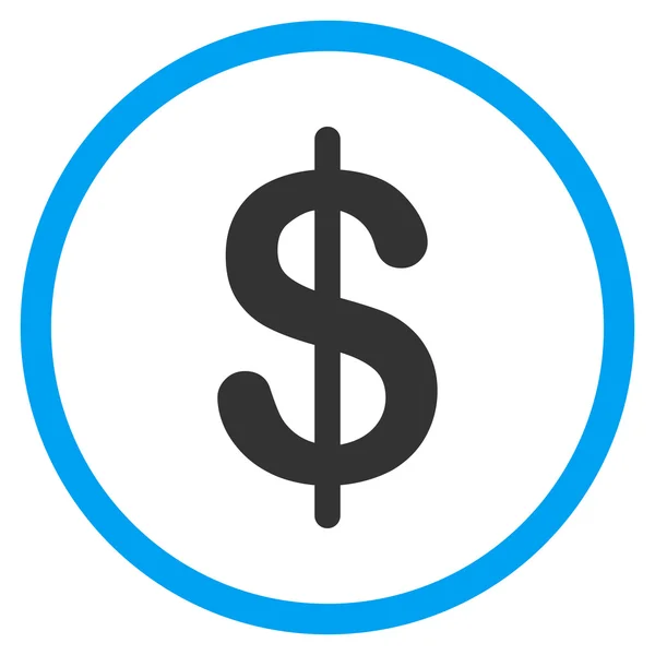 Dollar Flat Icon — Stock Vector