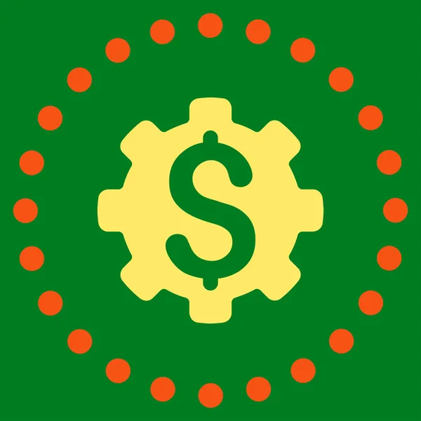 Pictogram opties voor dollar — Stockvector