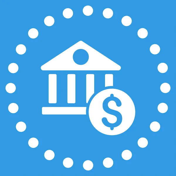 Dollár Bank ikon — Stock Vector