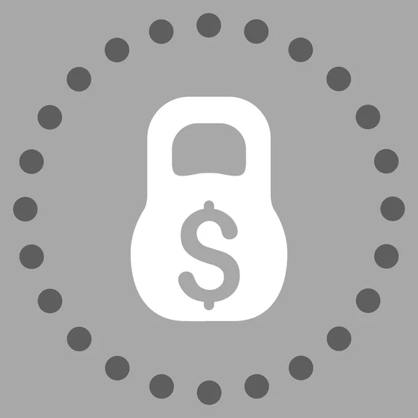 Finanční váha ikona — Stockový vektor
