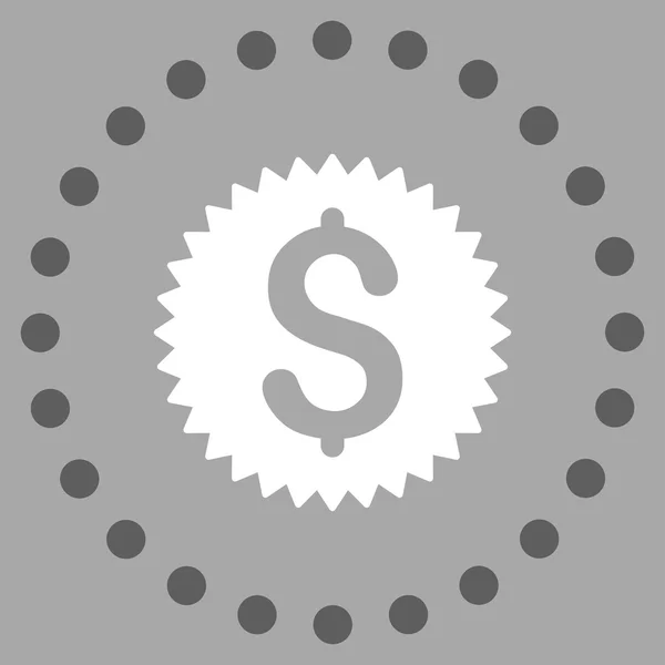 Icône du timbre financier — Image vectorielle