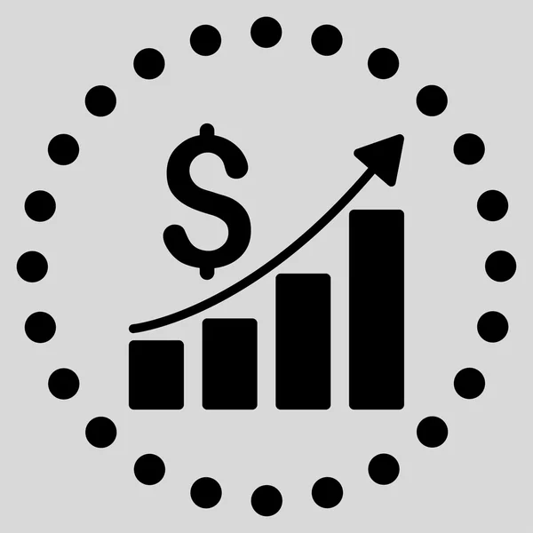 Financieel verslag pictogram — Stockvector