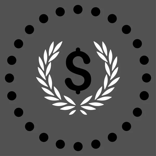 Icône emblème de la Banque Laurel — Image vectorielle