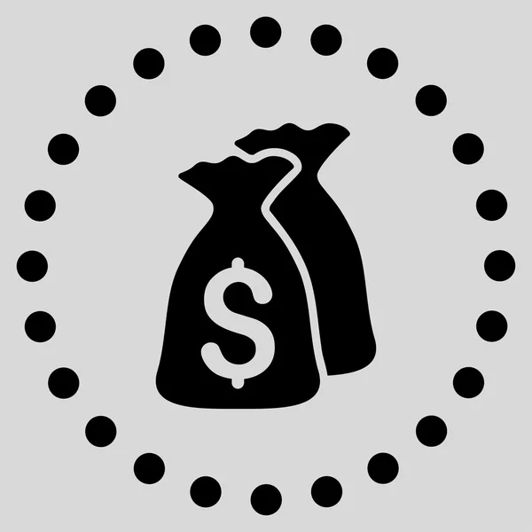 Geld zakken pictogram — Stockvector