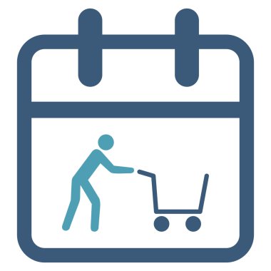 Alışveriş güncel değil simgesi