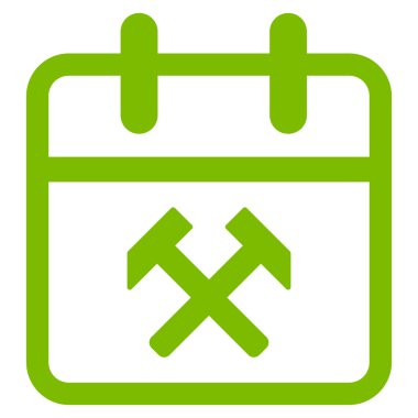 Çalışma güncel değil simgesi