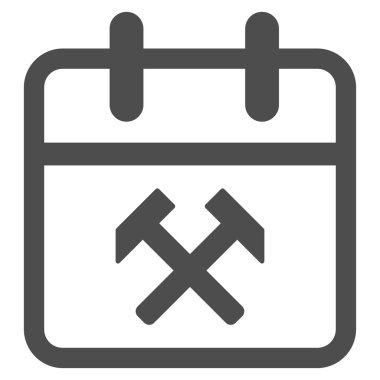 Çalışma güncel değil simgesi