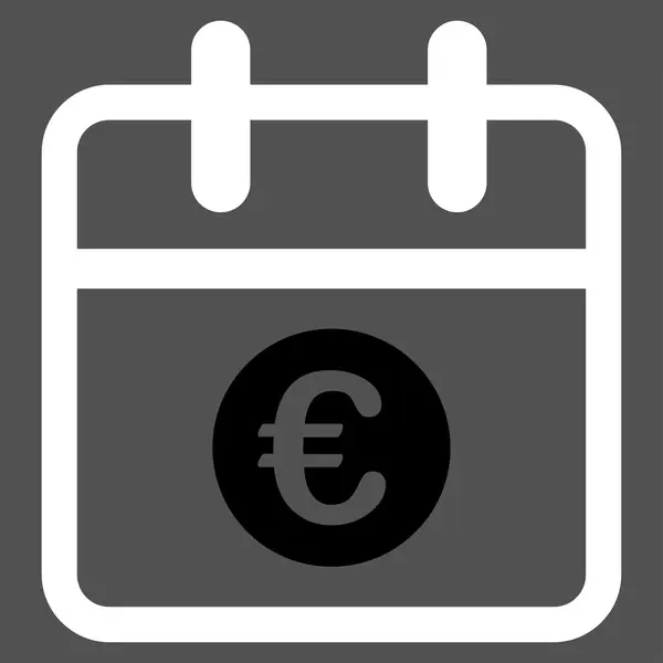 Euron dag ikonen — Stock vektor