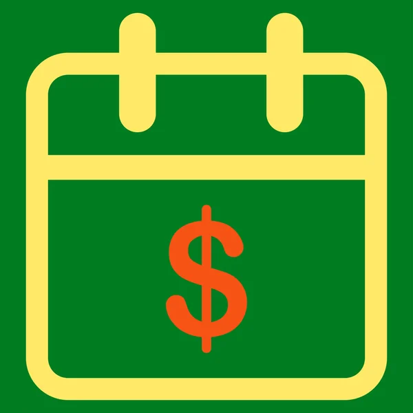 Money Date Icon — Stock Vector