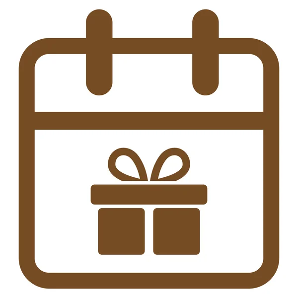 Gift Date Icon — Stock Vector