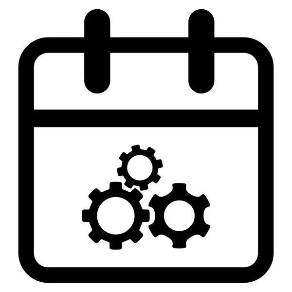 Mechanics Date Icon — Stock Vector