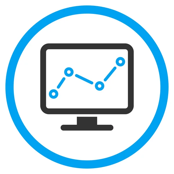 Icon Chart Monitoring — стоковый вектор