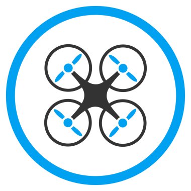 Nanocopter düz simgesi