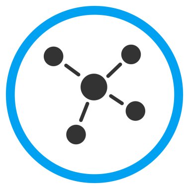 Bağlantılar düz simgesi