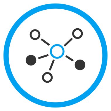 Bağlantıları düz simgesi