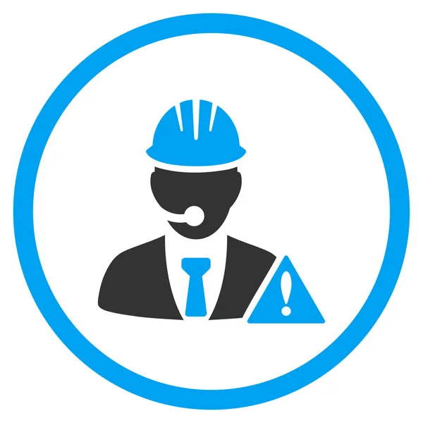 Industrial Emergency Manager Icon — Stockový vektor