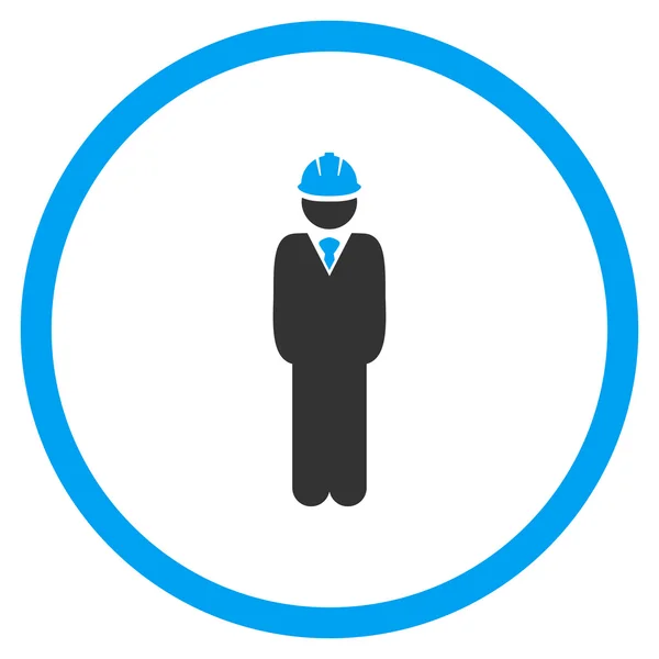 Standing Engineer Icon — Stock Vector