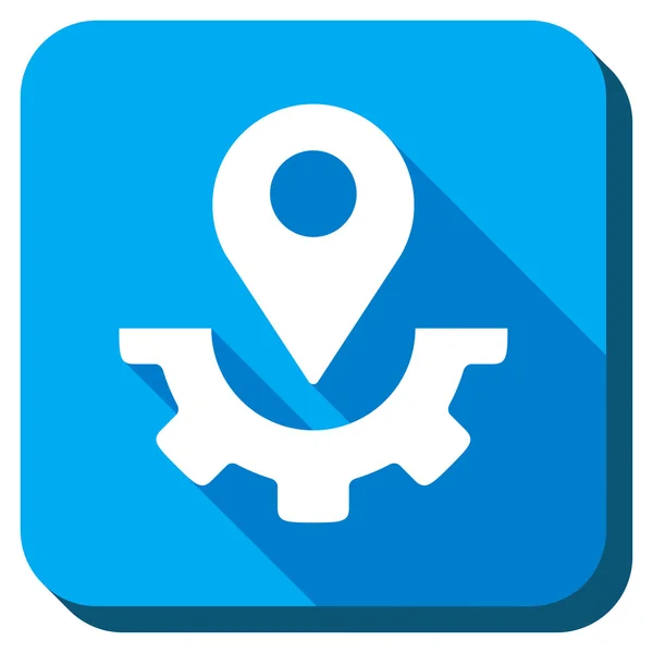 Ícone de marcador de mapa de serviço —  Vetores de Stock