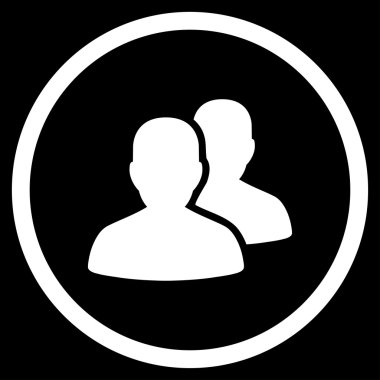 Hesapları düz simgesi