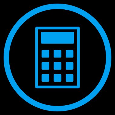 Hesap Makinesi Düz Simgesi