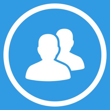 Hesapları düz simgesi