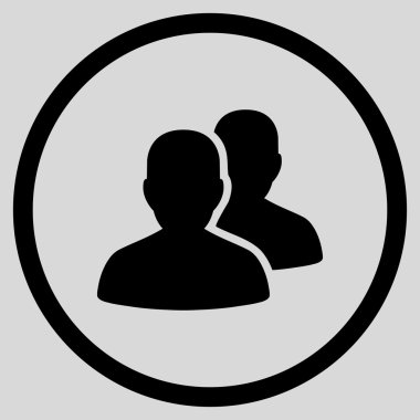 Hesapları düz simgesi