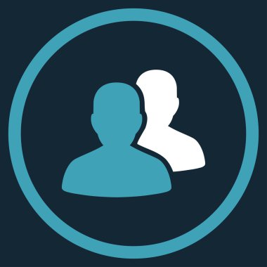 Hesapları düz simgesi