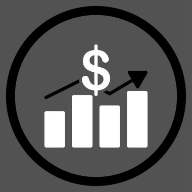 Satış düz simgesi