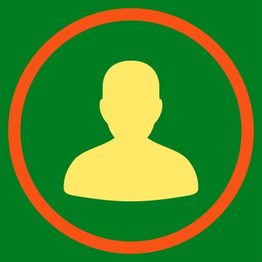 Avatar düz simgesi