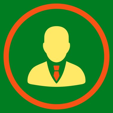 Yönetici Düz Simgesi