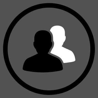 Hesapları düz simgesi