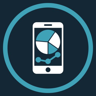 Mobil grafikler simgesi