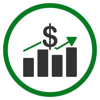 Satış düz simgesi