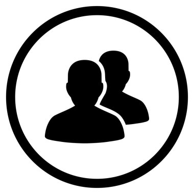 Hesapları düz simgesi