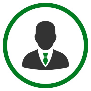 Yönetici Düz Simgesi