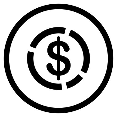 Doları diyagram simgesi