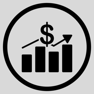 Satış düz simgesi