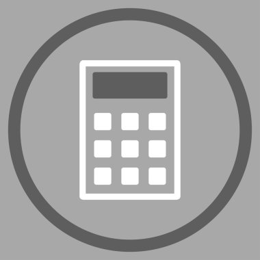 Hesap Makinesi Düz Simgesi