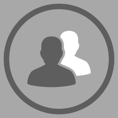 Hesapları düz simgesi