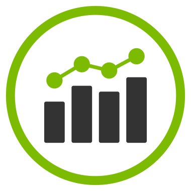 Analytics düz simgesi