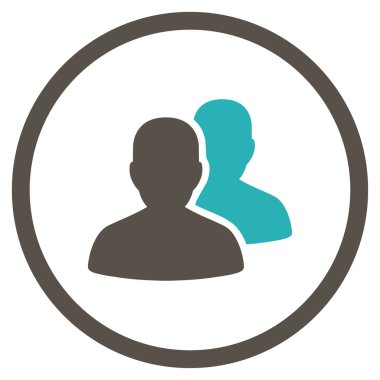 Hesapları düz simgesi