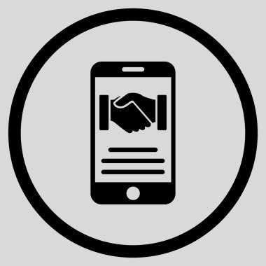 Telefon sözleşme simgesi