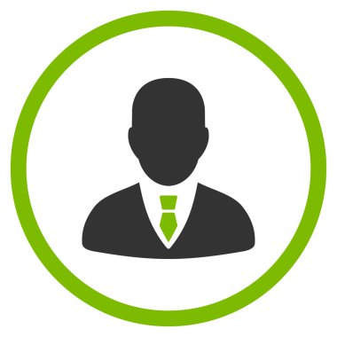 Yönetici Düz Simgesi