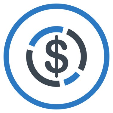 Doları diyagram simgesi